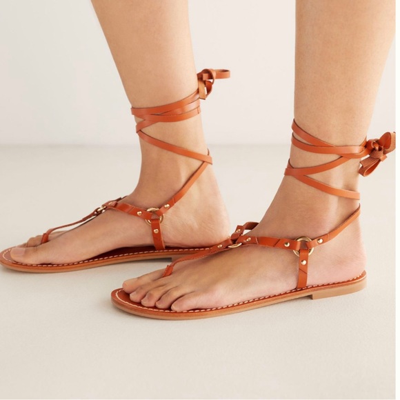 Pilcro Shoes - Pilcro New Ankle Wrap Sandals 7